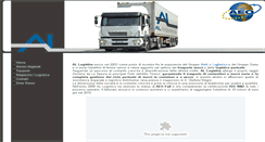 Desktop Screenshot of al-logistics.it